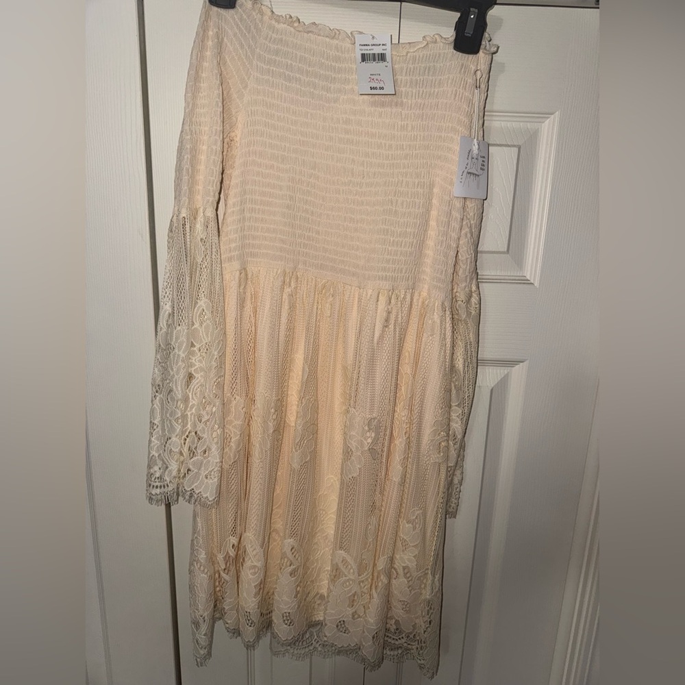 Taylor and Sage off the shoulder dress